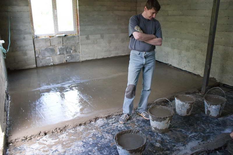  Как залить бетонную стяжку